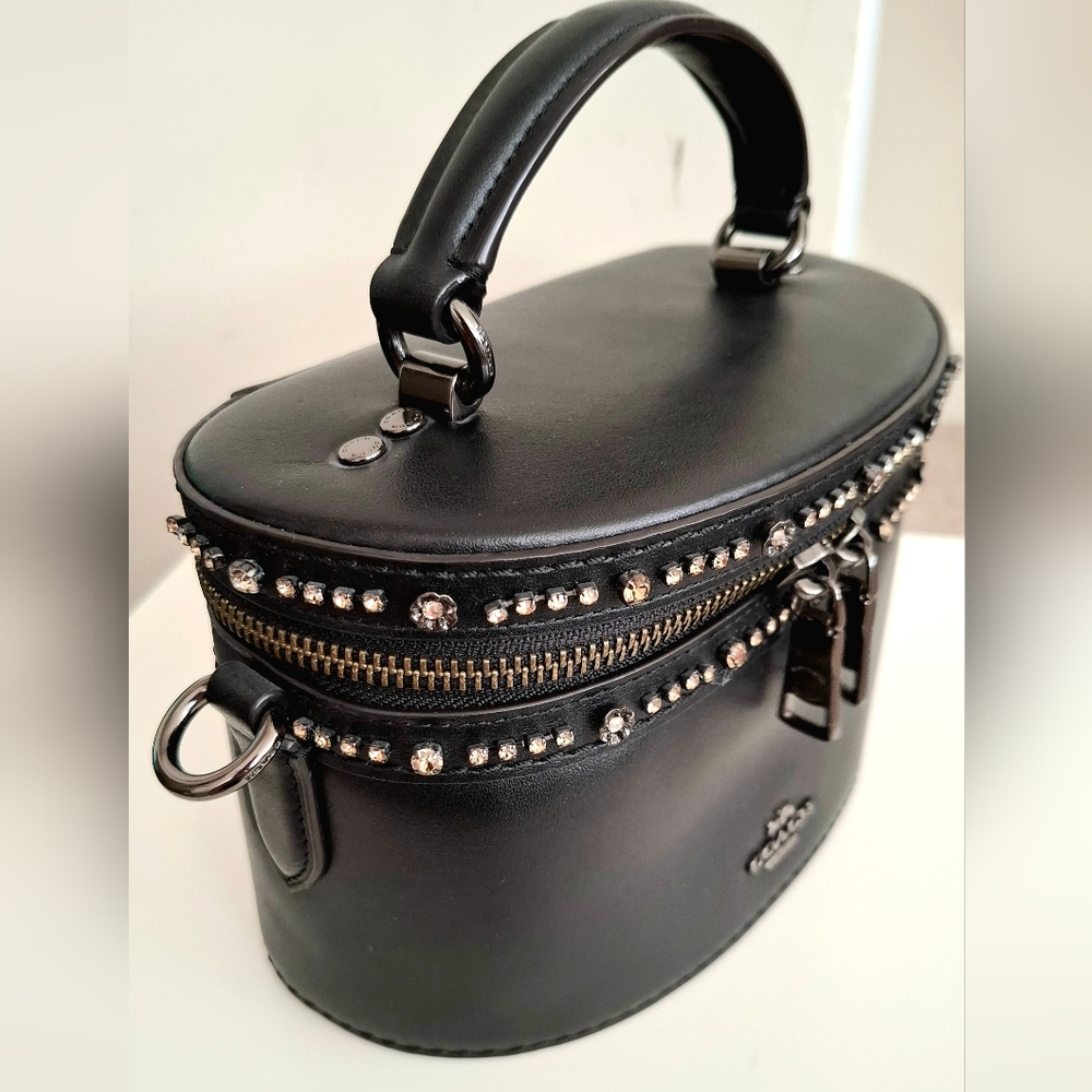 ❤️Coach x Selena Gomez collection Trail Bag With Crystal Embellishment 39292 - Picture 7 of 14